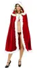 Comércio Exterior Europeu e Americano Roupa Íntima Sexual Manto de Veludo Dourado para o Natal Fantasia da Chapeuzinho Vermelho Chapéu e Manto do Papai Noel