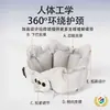 Novo Travesseiro Inflável em Forma de U para Viagem, Travesseiro de Seda Gelada Portátil para Pescoço, Travesseiro de Viagem para Dormir em Trem de Alta Velocidade e Avião, Suporte Inflável para Pescoço