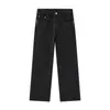 Muqiu Moda Masculina 2026 Novos Jeans Lavados com Efeito Desgastado Estilo Retrô Americano para Homens, Calças Pesadas com Vibe Old Money