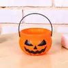 Decoração de Halloween Balde de Abóbora Festival dos Fantasmas Pote de Abóbora Maligna Pote de Doces Saco de Presente Feriado Crianças Presente de Abóbora