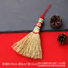 Festival del Bote del Dragón Mini Escoba Pequeña Hecha a Mano para Mudarse a una Casa Nueva, Colgante de Escoba de Semilla de Sorgo, Decoración de Año Nuevo, Buena Suerte en la Casa