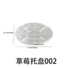 Zongbo Silicona DIY Aromaterapia Yeso Relieve Fresa Uva Ángel Patrón Plato Bandeja Adornos Molde de Silicona