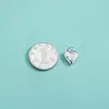 Pingente Coração de Pêssego Estilo Coreano Prata Esterlina S925 Pulseira de Cristal Igual à de Blogueira Coreana Pingente Casa do Amor Acessórios DIY