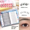 Bqi Pegamento Fotogénico Flor de Durazno Negra Sin Pegamento Libro de Pestañas para Principiantes Fotogénico Natural Rizado Estilo Cómic Pestañas Postizas Transfronterizas para Mujeres