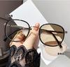 Gafas de Prescripción Elegantes Color Castaño Oscuro de Gama Alta con Montura Pequeña Redonda Lisa Estilo Estudiante con Filtro de Luz Azul