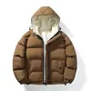 Jaqueta de algodão com capuz da moda masculina de inverno, casaco de algodão à prova de vento estilo japonês, espessado, quente, casual, peça externa versátil