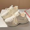 Nuevos Zapatos de Malla Gruesa Estilo Papá para Mujer Verano 2025, Versátiles con Pantalones de Pierna Ancha, Zapatos Deportivos Casuales Transpirables
