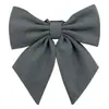 Poof Ding Oso Original Genuino JK Color Sólido Raíz de Pluma Corbata Lazo Flor Camisa Estudiante Universitario Femenino Accesorios Pequeño