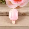 Mini Juguete de Comida Accesorios de Resina para Helado Pegamento de Crema Helado DIY Hecho a Mano Funda de Teléfono Accesorios para el Cabello Arte de Uñas