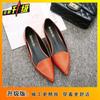 Mocassins Femininos da Moda 2025 Primavera/Verão Novos de Bico Fino, Flats Confortáveis, Sola Macia, Sapatos Versáteis Slip-On para Mulheres