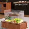 Acuario 2026 Nuevo Estilo Hogar Sala de Estar Pequeño Tanque de Peces Colgante de Presión Negativa Relleno de Agua Paisajismo Acrílico Tanque de Tortugas