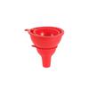 Ferramenta de dispensar líquido de grau alimentício, funil pequeno para óleo e vinagre, vinho, funil de silicone dobrável, conjunto de três peças, atacado