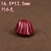 Marca Famosa Cristal Roxo Ouro Areia Cinábrio Lótus Esculpido Nuvem de Trás Contas Espaçadoras Pingente Joia Pingente de Contas Soltas Acessório