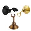 Soporte de ducha de cobre antiguo sin perforaciones, soporte de ducha, asiento para colgar en la pared, soporte de ducha de mano ajustable, asiento fijo dorado