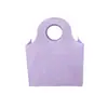 Bolsas redondas lisas, en blanco, no tejidas, hechas a medida para supermercados, bolsas de compra ecológicas tipo tote, disponibles en stock, bolsas de embalaje tipo chaleco, al por mayor