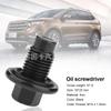 Adecuado para Ford Fiesta Focus Tapón de Drenaje del Cárter Tornillo de Drenaje Bloqueo 97Jm-67300-Ba