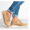 Sapatilhas Femininas Brogue Florais, Novo Estilo Primavera e Outono, Camurça com Solado Plano, Cadarço Frontal, Estilo Britânico Retro, Sapatos Casuais Femininos de Couro