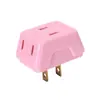 Convertidor Internacional Uno a Tres Enchufe Doble Enchufe de Conversión para el Hogar Portátil de Viaje Conveniente Multifuncional Enchufe Trapezoidal