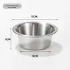 Amazon transfronterizo acero inoxidable gato perro mascota tazón gato tazón perro cuenco agua potable alimentación gran capacidad tazón alimentación comida