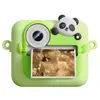 Cámara Instantánea Digital Kua Jing Cámara Infantil Cámara de Impresión a Color HD Dibujos Animados Disparo Único Cámara de Regalo