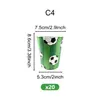 Estadio de Fútbol Deportivo Temático Vajilla Desechable Suministros para Fiesta de Cumpleaños Set Platos de Papel Vasos de Papel Servilletas de Papel Mantel