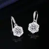Nuevos pendientes de copo de nieve Gymnx de alta gama, de estilo coreano, muy vendidos, para mujer, elegantes, de calidad Seiko, joyería para las orejas.