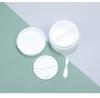 Pote Popular para Pet com Tampa Flip-Top em Formato de Colher com Vedação, Pote de Creme de Boca Larga, Pote para Máscara, Recipiente de 100ml para Creme Facial, Pote Caixa para Compressa Facial Úmida