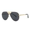Primavera 2019 Especial Transfronterizo para Aviador Clásico Eterno Ahuecado Retro Gafas de Sapo Gafas de Sol de Moda 8472