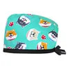 Salón de Belleza Gorro de Operación Masculino Corbata Quirófano Dental Gorro de Quimioterapia Cuidado Médico de Algodón Femenino Gorro de Enfermera Baotou