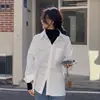 Camisa de Estilo Coreano Suelta Ajustada para Mujer Estilo Suave Camisa de Manga Larga Top Pequeño