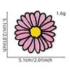 Parches de Tela Bordados Serie Rosa de Dibujos Animados Transfronterizos, Parches para Zapatos en Forma de Corazón, Insignias Bordadas, Accesorios para Ropa, Al por Mayor en Stock