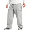 Moda Cruzada Deseo Primavera Otoño Tendencia Deportivos Casuales Multibolsillos Resistentes al Desgaste Ropa de Trabajo Versátil Pantalones de Pierna Recta Ropa para Hombre En Stock