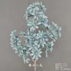 Flores Artificiais Azuis para Casamento Flores Falsas de Teto Decoração de Casamento Parede de Flores Arranjo de Flores de Chão para Casamento Materiais para Arranjo de Flores de Seda