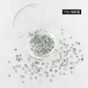 Dongzhou Diamante Redondo de Cristal 3mm Fundo Pontiagudo Diamante de Cristal K9 de Alta Qualidade Diamante para Nail Art Acessórios de Joias Fabricante