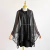 Xale de RendaPrimavera e Verão Estilo Fada, Elegante, Moderno, Xale Versátil com um Temperamento Gracioso, Xale Estilo Chinês Qipao para Roupa Externa