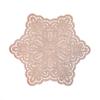 Mantel Individual de Copo de Nieve Navideño Transfronterizo, Posavasos, Almohadilla Aislante, Mantel Individual de PVC Lavable, Impermeable, Copo de Nieve de Encaje, Decoraciones Navideñas