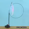 Venda quente transfronteiriça ventosa arame de aço vara engraçada para gato vara de pesca manual vara engraçada para gato com pena brinquedo auto-Hi para gatos suprimentos atacado