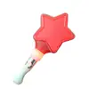Palito luminoso de estrella de cinco puntas palito luminoso plateado palo de hada de amor juguete brillante accesorios de animación para escenario de concierto