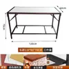Mesa de Fogo Dobrável Retangular Doméstica Multi-Funcional Grelha de Fogo Mesa de Aquecimento de Inverno Uma Mesa Multi-Uso Mesa de Centro Mesa de Aquecimento Elétrico