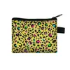 Bolsa de Moedas Pequena Retro Estampa de Leopardo Transfronteiriça Bolsa de Moedas Simples Bolsa para Guardar Documento de Identidade Chave Bolsa Clutch Portátil Feminina