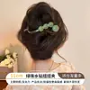 Pinza grande para el pelo estilo coreano, pinza de pico de pato, pinza para el pelo sin dolor, accesorio para el pelo de lazo y flor, pinza para el pelo de felpa para otoño/invierno, adorno para el pelo