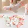 [Nuevo popular] calcetines para niños de verano finos calcetines de malla para niños bebés niños de verano transpirables