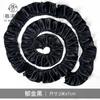 Saia de cetim com borda de borboleta Jubilee Flower Nong Tecido de camada dupla Borda pequena estilo Chanel Borda decorativa Material de loja de flores DIY feito à mão
