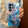 Funda de acuarela y óleo floral de Amazon más vendida transfronteriza adecuada para Samsung S24 Ultra, funda de teléfono de comercio exterior
