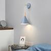 Luminária de parede simples nórdica personalidade criativa decoração de design de corredor doméstico lâmpadas de parede modernas LED para quarto e cabeceira