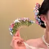 ¡Hola Tao Liu Yifei Mismo Estilo Gypsophila Pasador de Pelo Flor de Pasador de Pelo Novia Vestido de Boda Flor de Cabeza Pasador de Pelo Pasador de Pelo