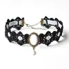Comercio Exterior Transfronterizo Gótico Sexy Encaje Oscuro Gargantilla Estilo Exótico Europeo Banquete Foto Atmósfera Collar