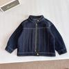 Nausicaä del Valle del Viento 2025 Otoño Nueva Ropa Infantil Ropa Infantil Retro Chaqueta de Mezclilla con Cuello Alto para Niños y Niñas Guapa La Más Fácil de Combinar Chaquetas