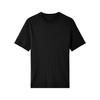 Camiseta de Verano para Hombre 2026 Yili Te Transpirable de Seda de Hielo Tejida Cuello Redondo Casual Versátil de Manga Corta
