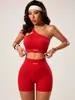 Conjunto de yoga sexy de venda quente transfronteiriço para primavera e verão, roupa de yoga para treino físico, leggings esportivos sem costura para levantamento de bumbum para mulheres
